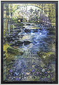 Image of the layered digital photograph, Water Under the Bridge by Paul Bozzo.